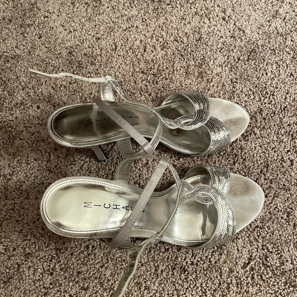 Silver Prom/Event Shoes - Picture 3 of 4